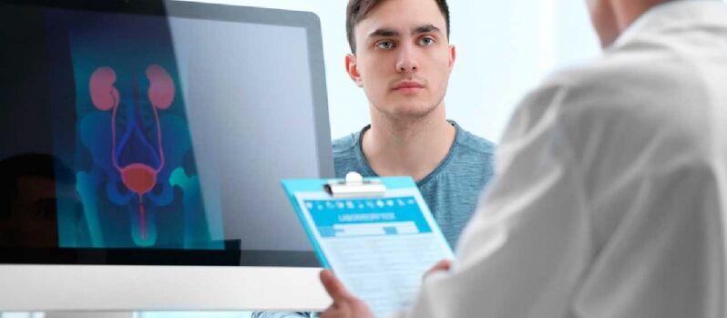 Consultation d'un médecin pour la prostatite